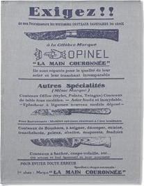 Opinel Kjøkkenhåndkle Exigez Opinel Kjøkkenhåndkle Exigez