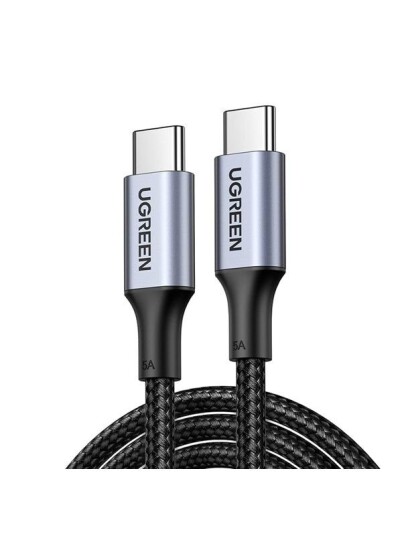 UGREEN USB-C 100W Strømkabel 1m Svart - Nylon for Høyhastighetsdata UGREEN USB-C 100W Strømkabel 1m Svart - Nylon for Høyhastighetsdata
