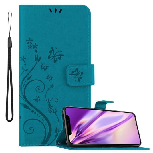 Cadorabo Deksel Til Apple Iphone 11 Pro Lommebokdeksel I Blomster Design Med Magnetisk Lukking, Stativfunksjon Og Kortplasser