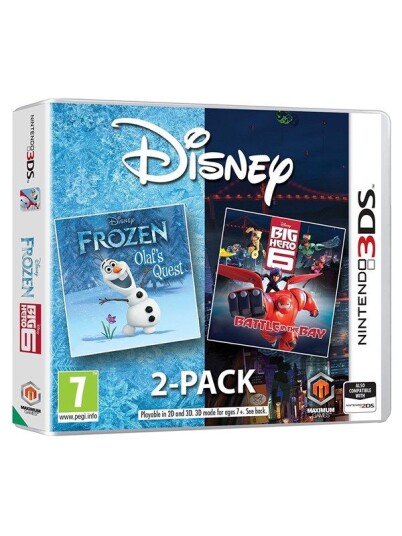 Frozen: Olaf's Quest + Big Hero 6 Double Pack (3DS) Frozen: Olaf's Quest + Big Hero 6 Double Pack (3DS)