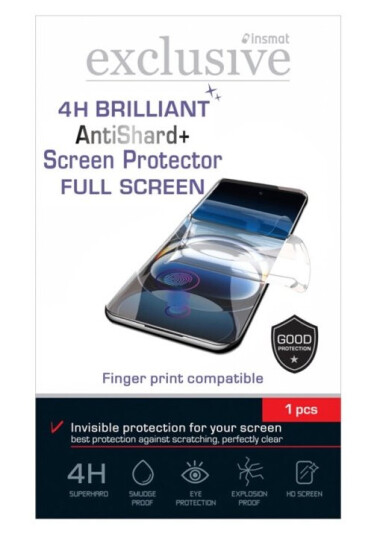 Insmat Exclusive Antishard+ - Skjermbeskyttelse For Mobiltelefon - Film - Gjennomsiktig - For Samsung Galaxy A16 5G