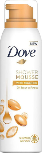 Dove Shower Mousse Argan Oil 200 ml Gel