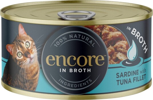 Encore Våtfôr Bokser Sardiner & Tunfiskfilet 48 X 70 G Encore Våtfôr Bokser Sardiner & Tunfiskfilet 48 X 70 G