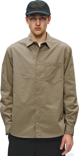 WOOD WOOD Wwnico Shirt 25447 Khaki green XL