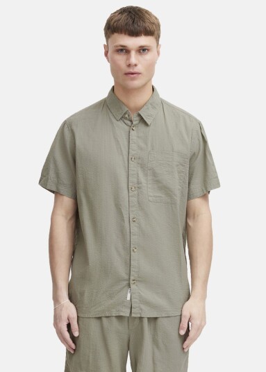 Solid Sdfrevne Ss Vetiver Xl Kortarmede Skjorter Solid Sdfrevne Ss Vetiver Xl Kortarmede Skjorter