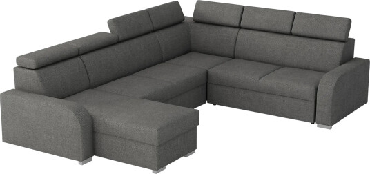 Lavona Bæddesofa hjørnesofa Large Grå