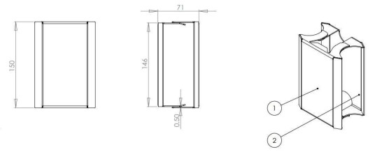 UNICOL VS1000 COMPLETE 15CM MAST UNICOL VS1000 COMPLETE 15CM MAST