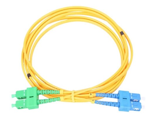 Extralink - Koblingskabel - Sc/Upc-Enkeltmodus (Hann) Til Sc/Apc-Enkeltmodus (Hann) - 1 M - 3 Mm - Fiberoptisk - Dupleks