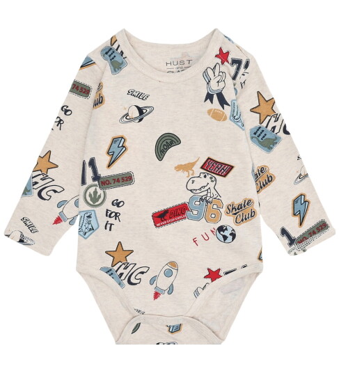 Hust and Claire Body I/e   Buster Merker   Wheat Melert   Hust and Claire   56   Langermet Body Beige Flerfarget