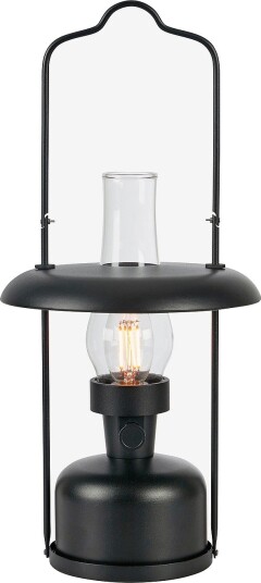 Markslöjd Oppladbar bordlampe Fanos B/O Svart