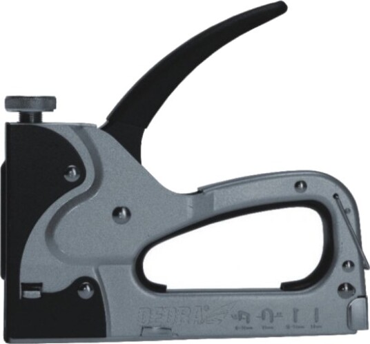 Dedra Dedra 11Z003 Spiker /Heftepistol Til Møbeltrekk 4 I 1 6 14 Mm Regulering Av Slagkraft
