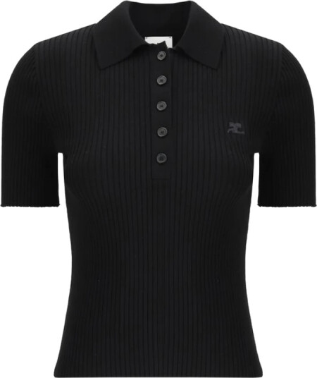 Courrèges Dame Topper Svart M, Courrèges Dame Topper Svart M,