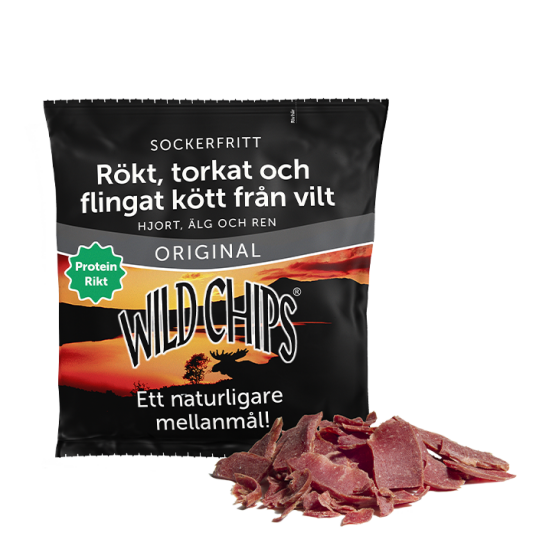 WILD CHIPS Jerky 40 g OS