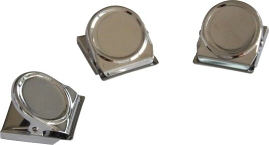 Franken Hmc35 Whiteboard Magnet Sølv Rustfritt Stål 45 Mm 45 Mm 35 Mm