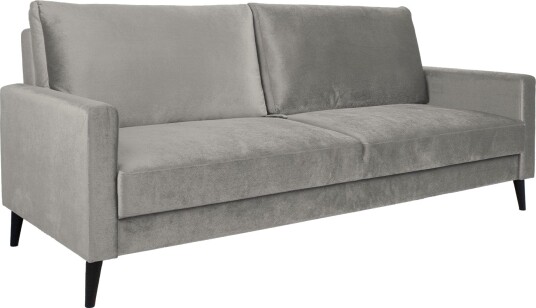 Sovesofa HOME4YOU Anna med oppbevaringsboks Beige velur beige