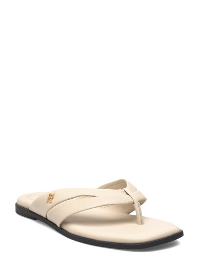 Tommy Hilfiger Elevated Toe Post Lth Sandal Cream 36