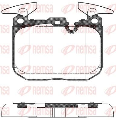 Bremseklosser REMSA 1491.00 Bremseklosser REMSA 1491.00