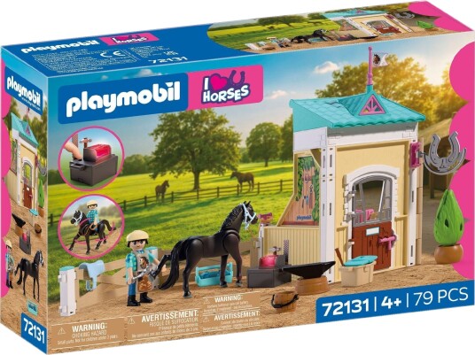 Playmobil 72131 Liten Stall Med Smed Byggesett 4+ År 79 Deler