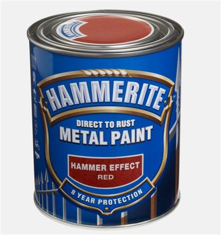Hammerite Hammereffekt Rød 750ml