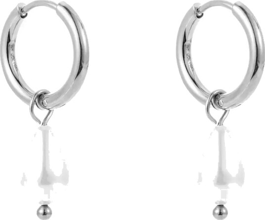 By Jolima Sanremo Earring Gold Silver ONE SIZE 2 cm