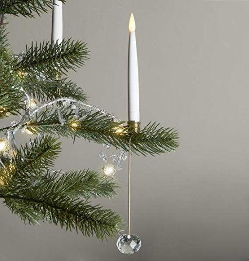 Trådløse LED Juletrelys 8, 16 eller 24 stk. - Passer de fleste Georg Jensen lysestaker m. fl. - 8 lys Trådløse LED Juletrelys 8, 16 eller 24 stk. - Passer de fleste Georg Jensen lysestaker m. fl. - 8 lys