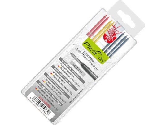 Pica Pica Vannløselige Erstatningsinnslater /4-Grfit/2-Rød/2-Gul /Blyantkort 3030 Pica4020sb