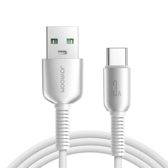 Joyroom S A51 Cutting Edge USB A to USB C 3A 1.2m Light Gray S A51_AC