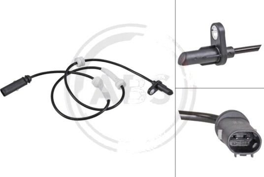 Sensor, ABS A.B.S. 32000