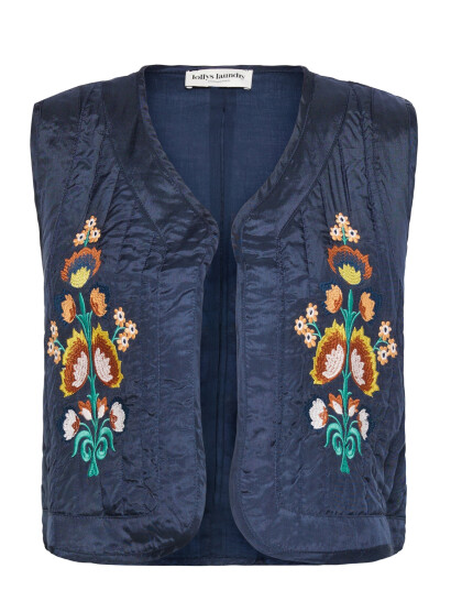 Lollys Laundry Mistll Vest Sl - Navy - M