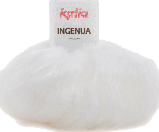 Katia  Katia Garn Ingenua Hvit 01 50g