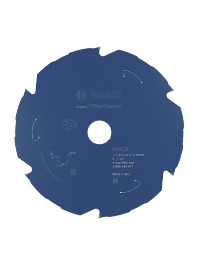 Bosch 216 mm Expert Fibersement Sagblad 6 Tenner for Batterisager