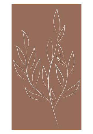 Venture Home Poster Drawed leaf 1703382-01-118