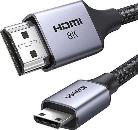 Ugrønn Kabel Mini Hdmi Kabel Ugreen 2M 8K Svart Hd163 15515