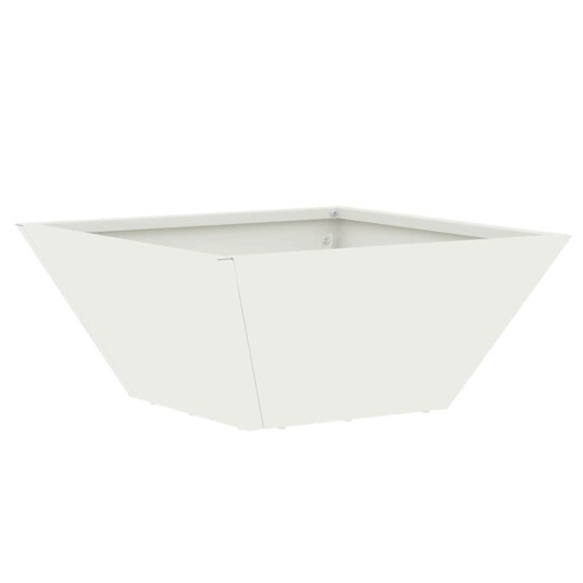  Plast Potte Sett Hvit Plast 35 x 35 x 15 cm Hvit Plast Potte