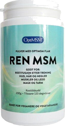 Fragaia.no Ren MSM Pulver Fragaia.no Ren MSM Pulver
