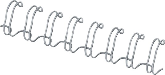 Fellowes - 10 Mm - 34 Ringer - A4 (210 X 297 Mm) - 80 Ark - Sølv - 100 Stk Bindestreng - For Fellowes Galaxy E, Galaxy Wire, Quasar 130