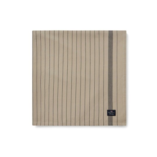 Lexington Striped Organic Cotton Duk Beige/Mørkegrå 150x250 cm Lexington Striped Organic Cotton Duk Beige/Mørkegrå 150x250 cm