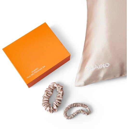 OHAIRO Pure Silk Pillow Case Set, OHAIRO Søvn