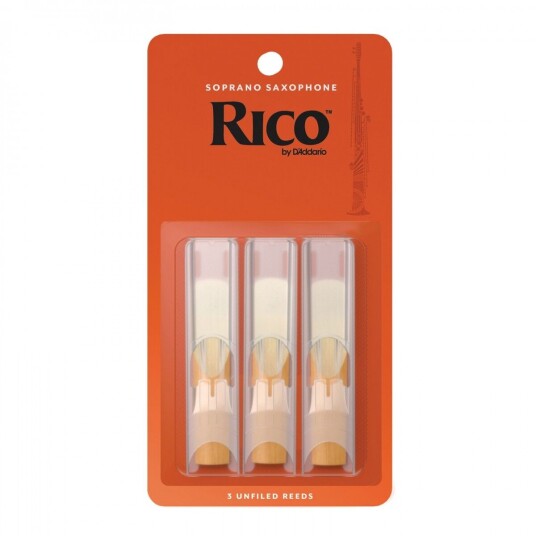 Daddario Rico by DAddario Soprano Saxophone Reeds 2 (3 Pack)