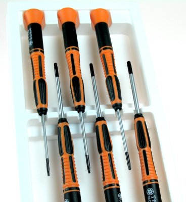 Model Craft PSD1603 6PC Torx Screw Driver Set