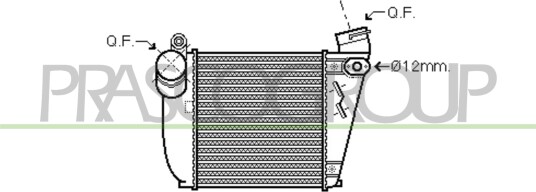 Intercooler PRASCO AD016N004