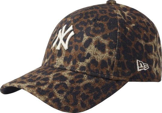 New Era Cap Wmns Cosy Leopard 9forty Neyy Brun