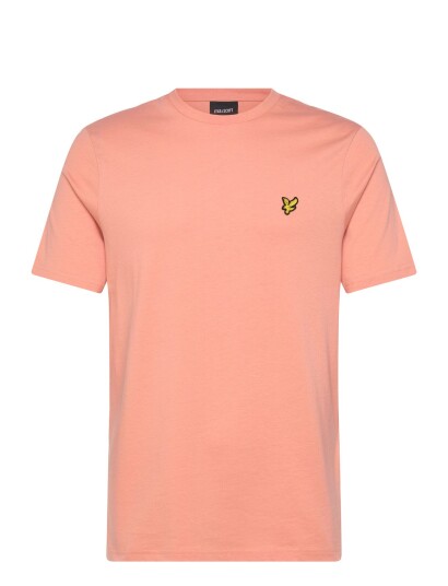 Lyle & Scott Plain T Shirt Coral M