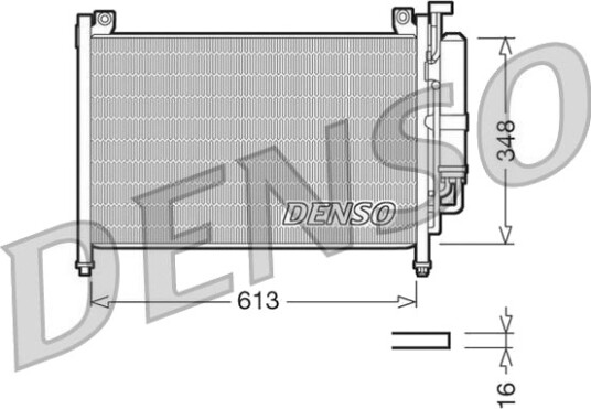DENSO DCN44002 Kondensator, klimaanlegg