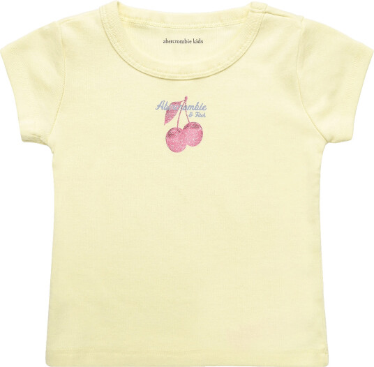 Abercrombie Kids Kt S/S Knit Top Cream 104