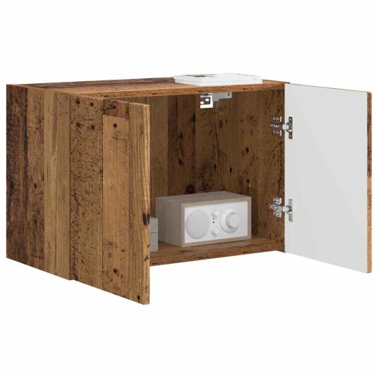 TV Veggskap Gamle tre 59,5 x 31 x 40 cm Konstruert tre