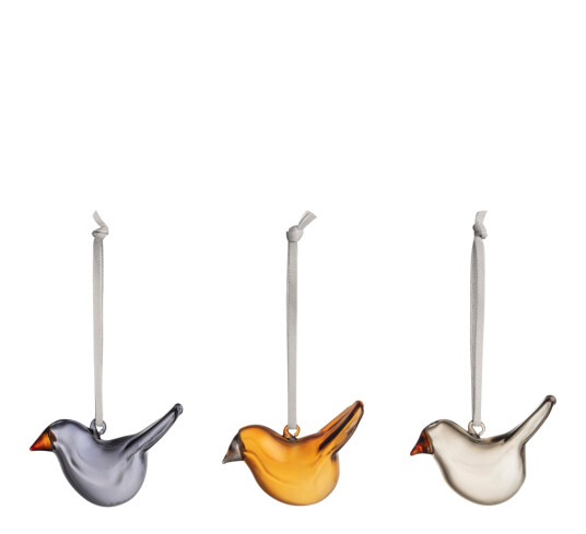 iittala glassfugl 3-pakning Miks iittala glassfugl 3-pakning Miks