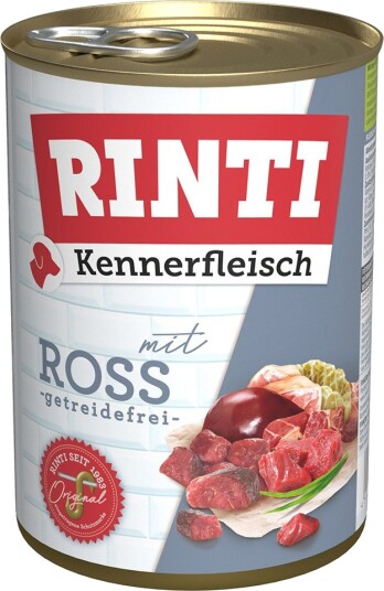 Rinti Kennerfleisch Våtfôr Hest 24x400g