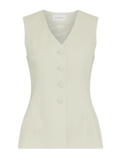 MSCH Copenhagen Mschesteriane Waistcoat   Cream   XS