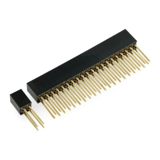 Hunnkontaktsett for Raspberry Pi 4B og PoE HAT 2x20 og 2x2 Hunnkontaktsett for Raspberry Pi 4B og PoE HAT 2x20 og 2x2
